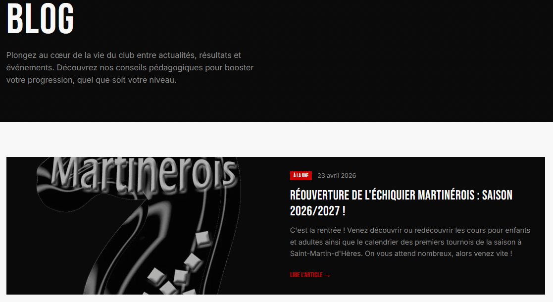 Échiquier Martinerois